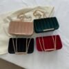 Velvet Fashion Stylish Chain Bag FN137