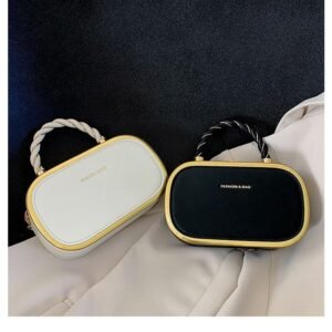 Alternative view of Elegant Box-Style PU Handbag FN234