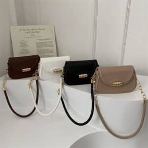 Elegant Minimalist Half-Moon Flap Bag FN278