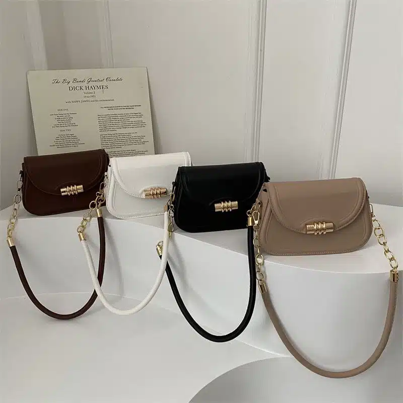 Elegant Minimalist Half-Moon Flap Bag FN278