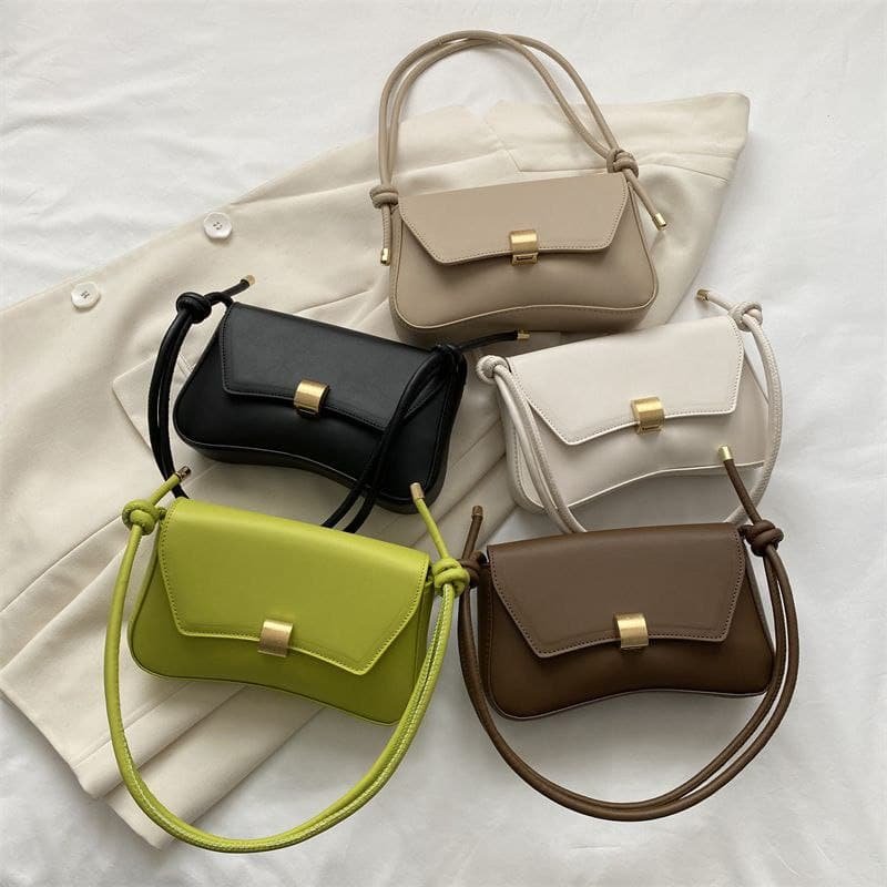 Sleek Minimalist Flap Crossbody Bag FN279