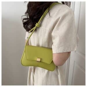 Alternative view of Sleek Minimalist Flap Crossbody Bag FN279