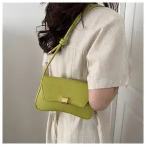 Alternative view of Sleek Minimalist Flap Crossbody Bag FN279