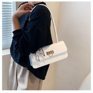 Alternative view of Elegant Minimalist Baguette Bag FN287