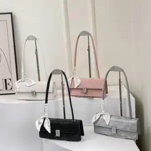 Glamorous Rectangular Baguette with Scarf FN314