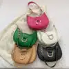 Trendy Half-Moon Shoulder Bag with Horseshoe Buckle FN303