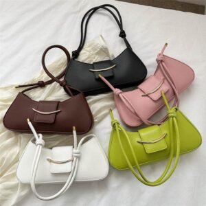 Minimalist Crescent Flap Bag FN345