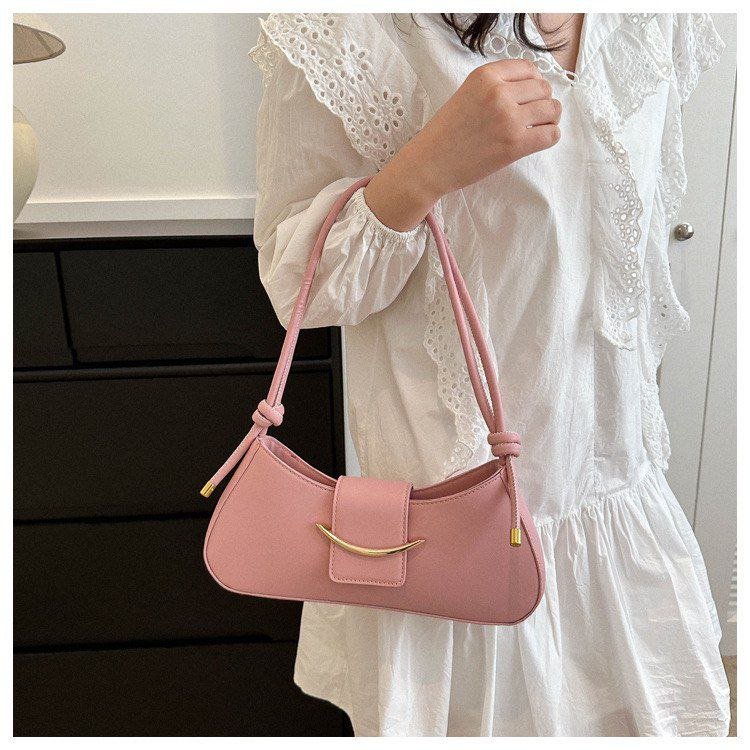 Minimalist Crescent Flap Bag FN345 - Image 5