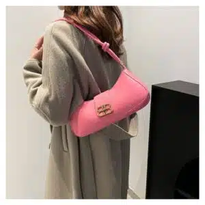 Alternative view of Long Minimalist Crescent Bag FN378