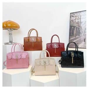 Crocodile Pattern Tassel Handbag FN382