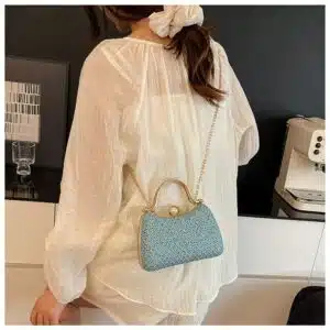 Alternative view of Elegant Sparkling Mesh Evening Clutch Bag FN448