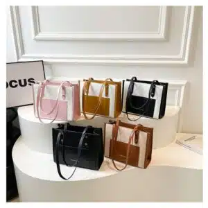 Professional Two-Tone Monogram Tote Bag FN452