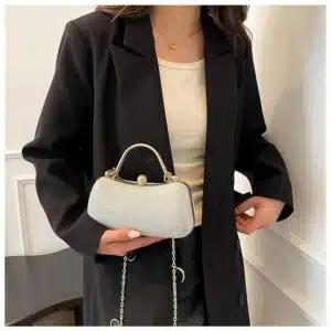 Chic Structured Mini Carryall Bag FN456 - Image 4